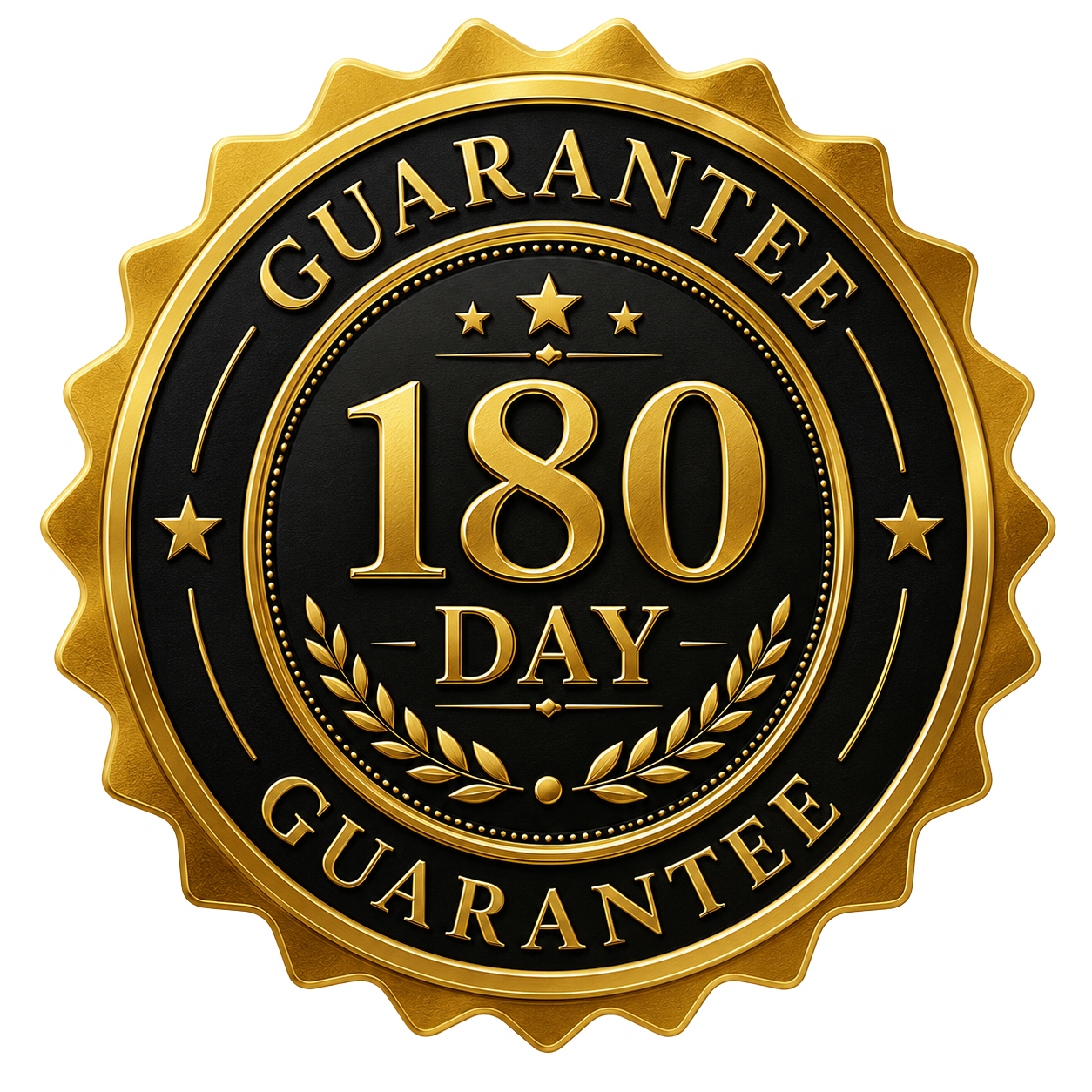 180 Day Money-Back Guarantee